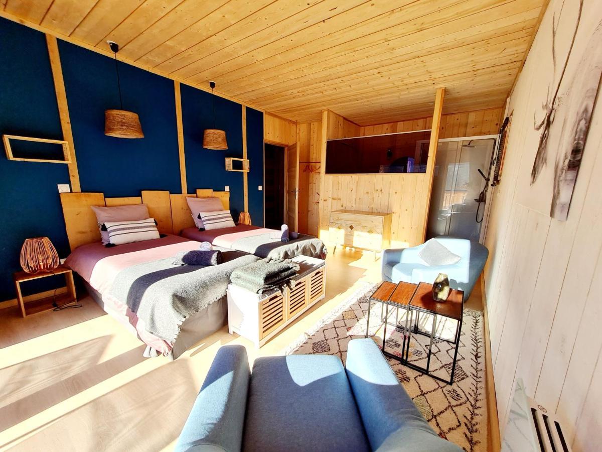 Le Chalet Du Blanc Spa Yoga Aillon-le-Jeune Exterior foto