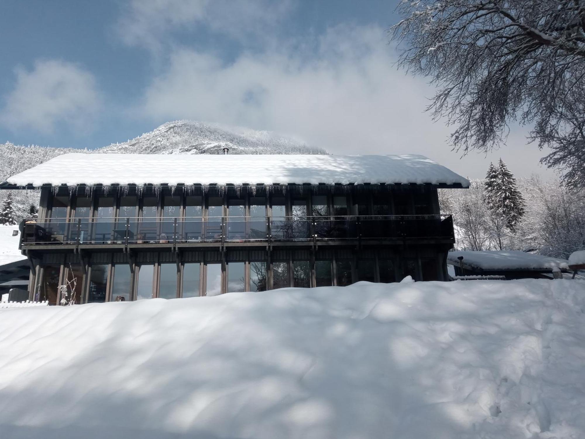 Le Chalet Du Blanc Spa Yoga Aillon-le-Jeune Exterior foto